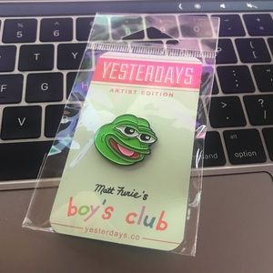 Boy's Club: Pepe Pin from Yesterdays SOLD OUT